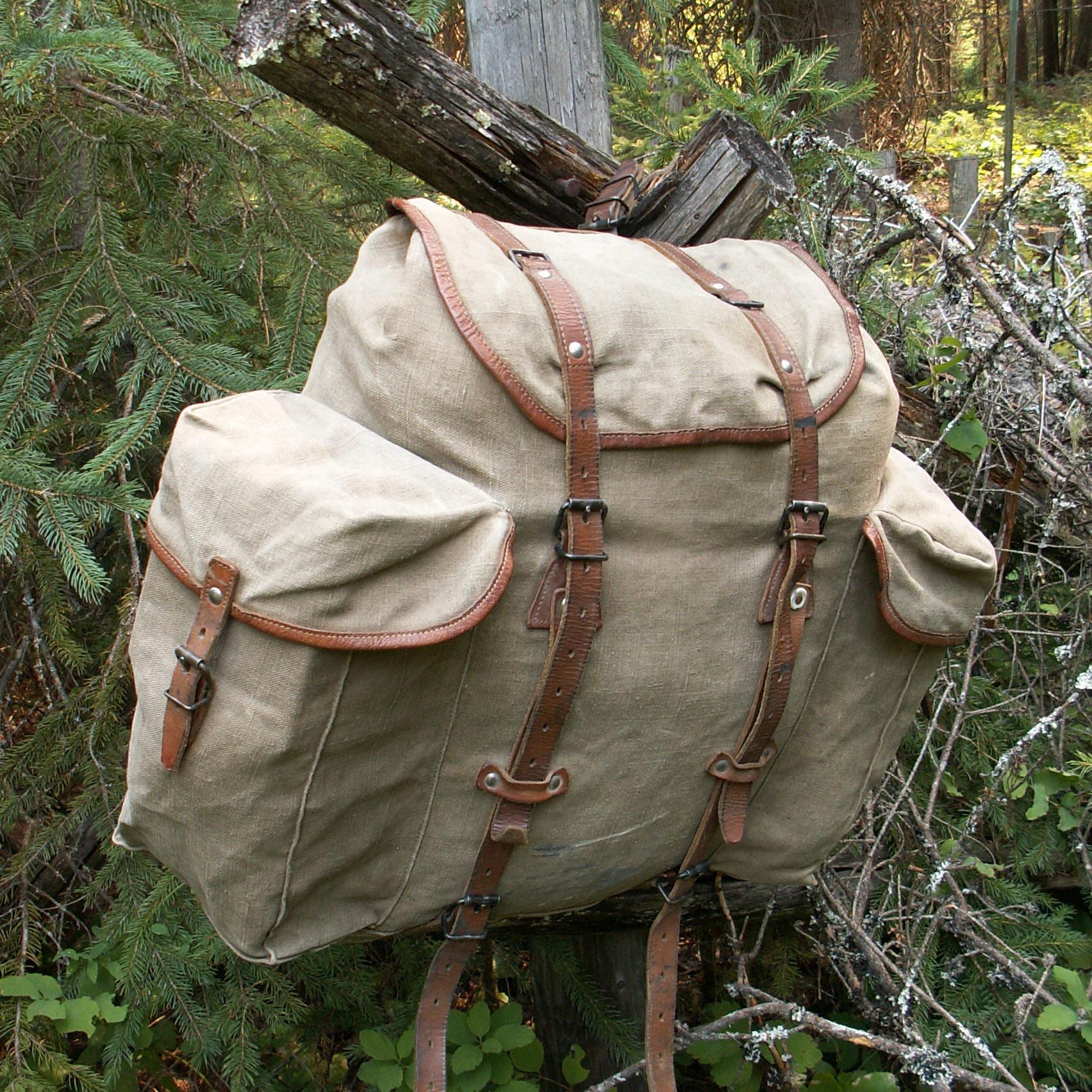 Heavy Duty Canvas Backpack