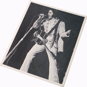 King of Rock n Roll Elvis Presley Fan Photo