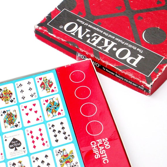 Po Ke No Poker Keno Vintage Gambling Game Pokeno Etsy