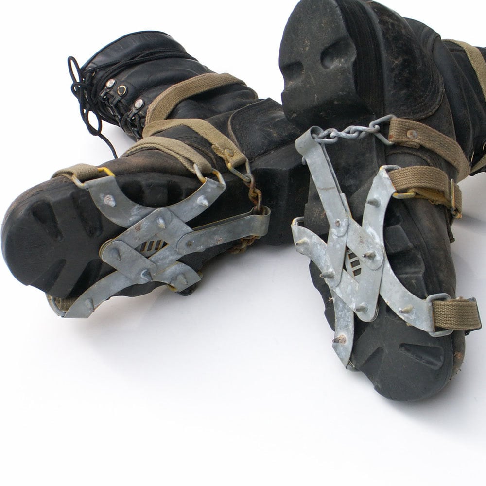 Vintage Ice Cleats Crampons WWII U.S. Military Etsy
