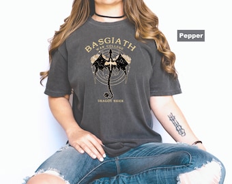 Comfort Colors Basgiath War College T-shirt: Dragon Rider Tee