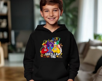 Youth Gorilla Tag Hoodie: Unisex Kids Sweatshirt