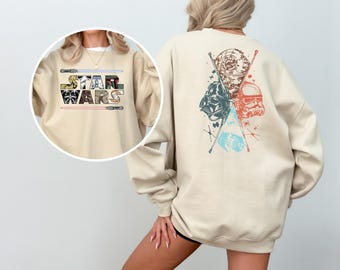 Disney Star Wars Sweatshirt, Galaxy's Edge Hoodie, Star Wars Characters Hoodie, Disney Star Wars Sweatshirt, Darth Vader Shirt