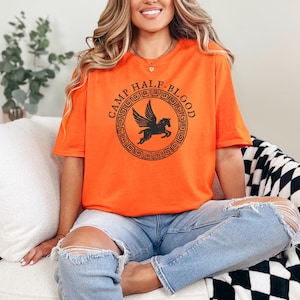 Camp Half Blood Shirt, Camp Travel Gift, Camping Shirt, Percy Jackson Shirt, Camp Half Blood Book Lover Gift, Adventure T-shirt