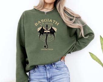 Basgiath War College Sweatshirt: Dragon Rider Fantasy Reader Gift