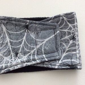 Dog Diaper - Male Dog Diaper - Belly Band - Belly Wrap - Gray Sparkle Webs - Available in All Sizes