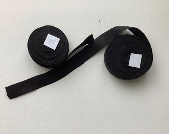 FOE - Fold Over Elastic - 1" wide - Black