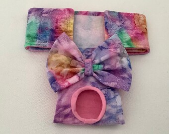 READY to SHIP - Small  -  Female Dog Panty/Diaper - Watercolor Tie Dye