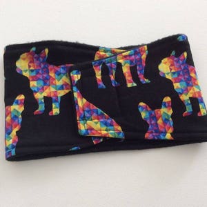 Male Dog Diaper - Dog Belly Band - Kaleidoscope Bulldogs - Available in all Sizes