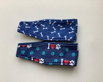 READY to SHIP -  2 Mediums only 3" wide -  Male Dog Diaper - Belly Band -