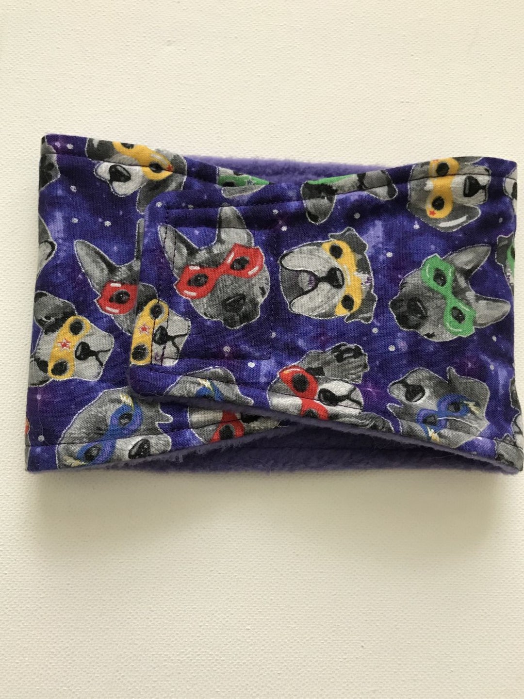 Dog Diaper Male Dog Belly Band Belly Wrap Space Dogs With Super Hero
