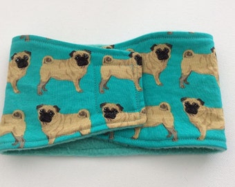 Belly Bands for Male Dogs - Belly Band - Male Dog Diapers - Male Dog Belly Band - Pugs -Available in all Sizes