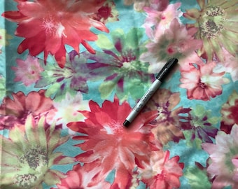 PUL - Floral Watercolor    - 2 yards-  Diaper Making