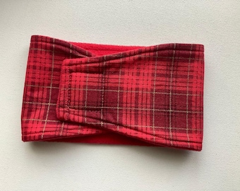 READY to SHIP - XL  - Male Dog Diaper - Belly Band - Red and touch of Gold