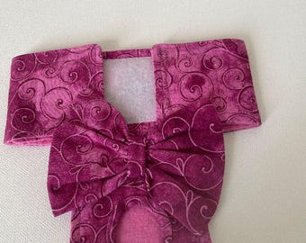 Female Dog Diaper - Britches - Dog Panty / Panties- Dark Pink with Swirls - Available in all Sizes