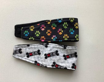 READY to SHIP -  2 Mediums only 3" wide -  Male Dog Diaper - Belly Band -