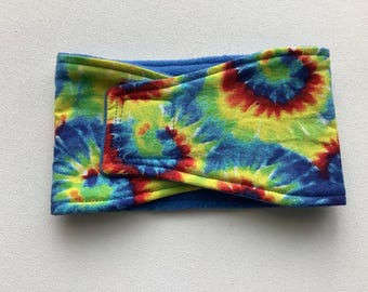 READY to SHIP - XL  - Male Dog Diaper - Belly Band - Tie Dye
