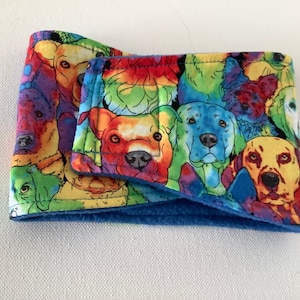 Dog Diaper - Male Dog Belly Band -Tie Dye Dogs  - Available in all Sizes