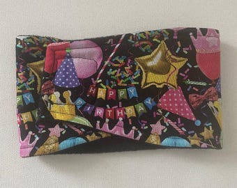 READY to SHIP - Large - Male Dog Diaper - Belly Band - Happy Birthday