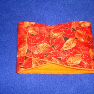 Dog Diaper - Male Dog Diaper - Belly Band - Belly Wrap - Orange Leaves Outlined with Gold - Available in All Sizes