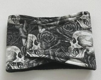 Dog Diaper - Male Dog - Belly Band - Belly Wrap - Skulls and Roses - Available in All Sizes