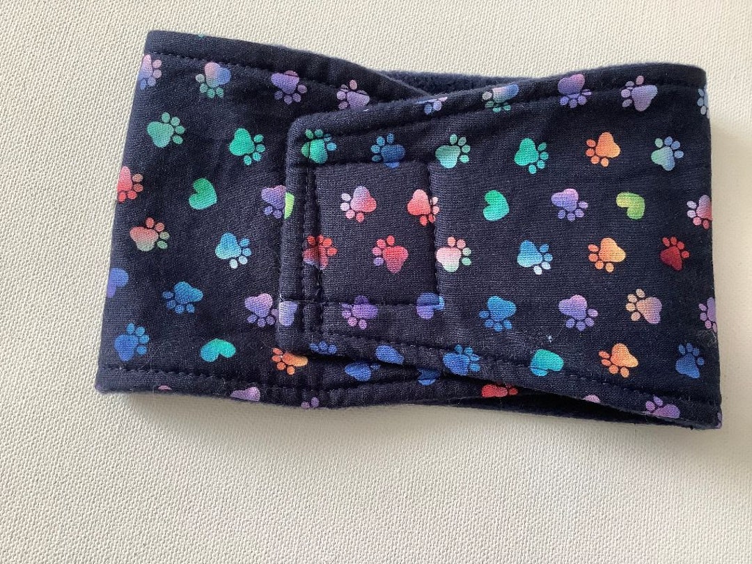 Male Dog Diaper Male Dog Belly Band Belly Wrap Soft Rainbow Hearts and