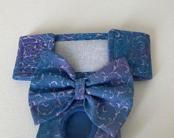 Female Dog Diaper - Britches - Dog Panty / Panties- Blue with Swirls - Available in all Sizes