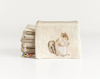 Small coin purse with Squirrel