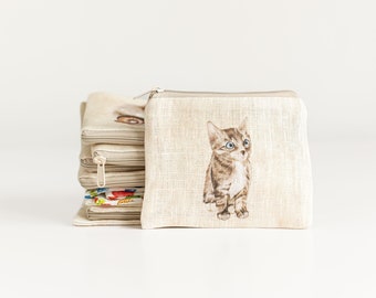 Small coin purse with Cat