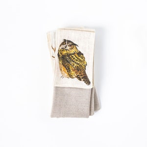 Needles, Crochets and Hooks Case. Knitting needle organizer case. Size: 4&quot; x 9,2&quot; (or 4&quot; x 11&quot;). Owl