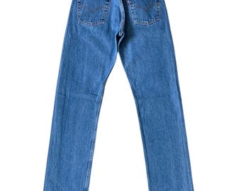 リーバイス 501 ジーンズ W30 L34 / ダークブルーウォッシュ / 90年代 