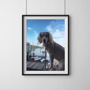 Custom Pet Portrait in Fun Cartoon Style - Your Pet, Your Art