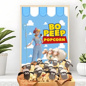 Printable Toy Story Popcorn Party Sign | It’s a Boy Story Party Sign | Toy Story Party Signage & Decorations | Birthday Party Favors