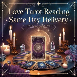 Tiefes Tarotkartenlesen für die Liebe / Lieferung am selben Tag + Foto Ihrer Karten / Tarotkartenlesen für die Liebe auf Spanisch, Englisch und Deutsch