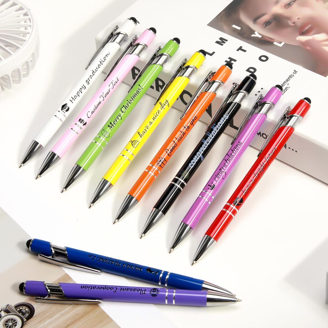 Custom Engraved Stylus Pen Personalized Ballpoint Pens With ...