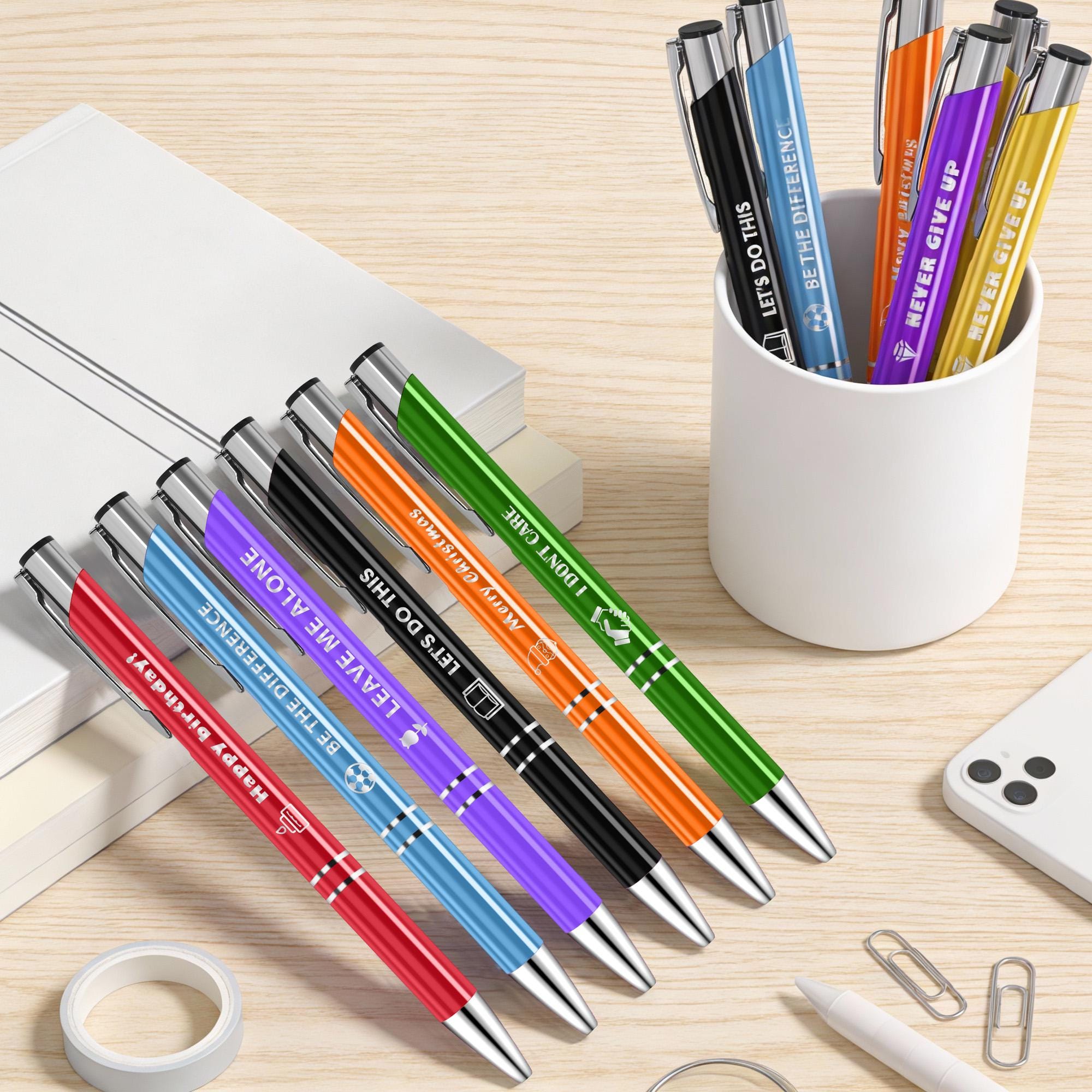 Personalized Pens With Name/logo/message Custom Pens Free Customization ...