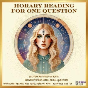 Personalized Horary Astrology Reading | Love, Career, Finance | Accurate PDF Report