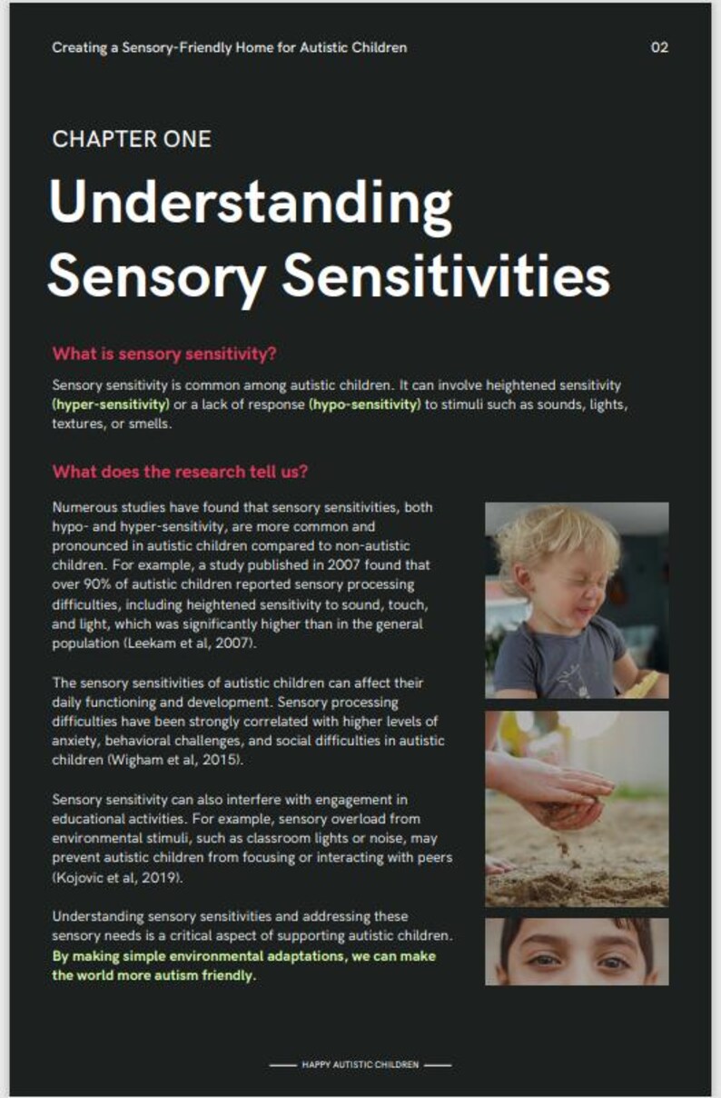 A Guide to Creating a Sensory Friendly Home for Autistic Children - Etsy
