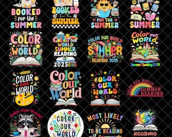Summer Reading Png Bundle, Bookish Summer Png, Bookish Girly Png, Cute Bookish Png, Trendy Bookish Png,Cute Book Lover Png,Beach Reading Png