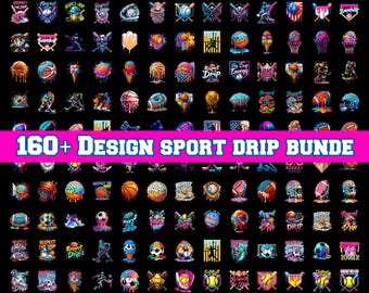 Más de 160 imágenes PNG con efecto de goteo deportivo: Baloncesto, béisbol, fútbol, sóftbol, fútbol americano, hockey, helado, goteo, acuarela, diseño para sublimación (descarga gratuita).