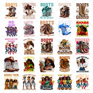 Juneteenth Boots On The Ground PNG-bundel, Cowgirl Waar Zijn Die Fans In PNG, Zwarte Cowgirls, Stappen In Juneteenth 1865 PNG, Afrikaanse Vrouw