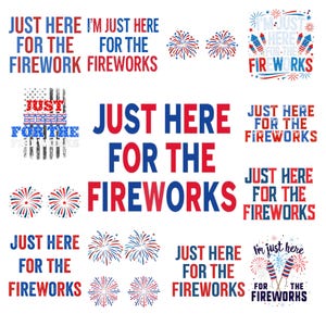 Funny USA Fireworks Couple Png, Just Here For The Fireworks Png, 4th Of July Shirt, Fireworks Png, Sarcastic Couple Shirt, Sublimation