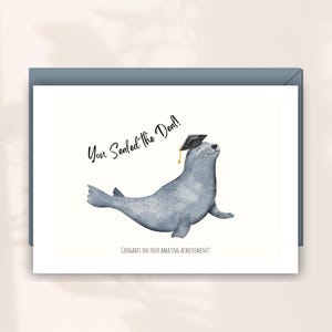 Seal the Deal - Grußkarte zum Schulabschluss