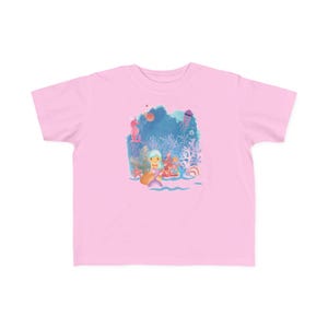 Süßes Meerjungfrau-Shirt für Kinder, süßes Meerjungfrau-Grafik-T-Shirt, lustiges T-Shirt mit Ozean-Thema, perfektes Geschenk für Meerjungfrauen-Liebhaber