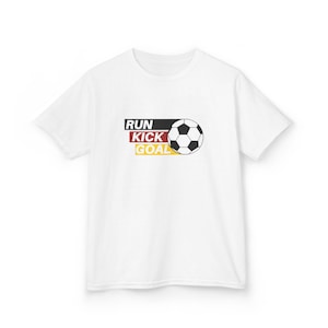 Kids Soccer Shirt, Youth Sports Tee, Soccer T-Shirt for Kids, Perfect for Playtime, Sports Events, Gifts, Summer Fun, Birthday Celebrations