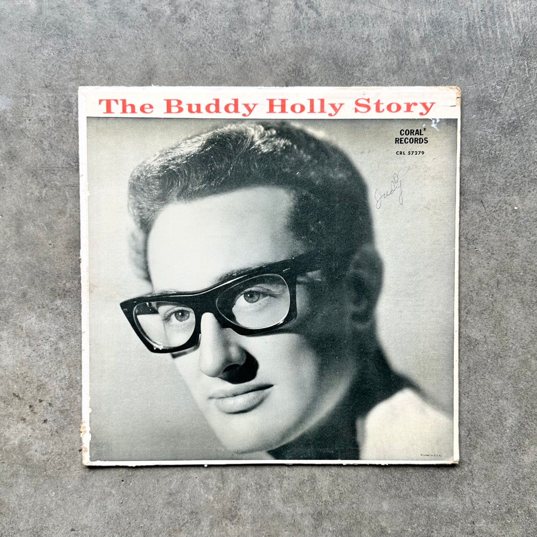 The Buddy Holly Vinyl Record 1959 Etsy