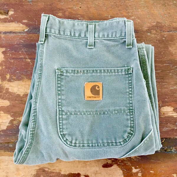 Vintage Carhartt Green Pants - USA - 32x31