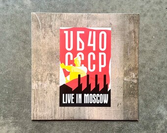 UB40 Vinyl Record - Live in Moscow - 1987