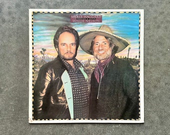 Merle Haggard and Willie Nelson Vinyl Record - Poncho & Lefty - 1982 - MISPRINT