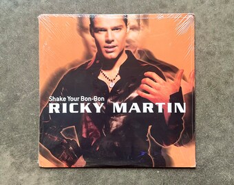 SEALED Ricky Martin Vinyl Record Single - Shake Your Bon Bon - 2000